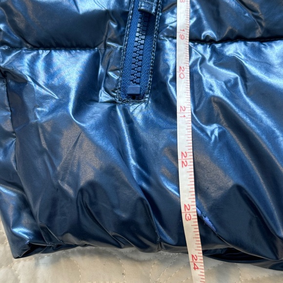 Abercrombie Kids Puffer Sherpa Lined Coat- Blue- Size 13/14 - Picture 17 of 17